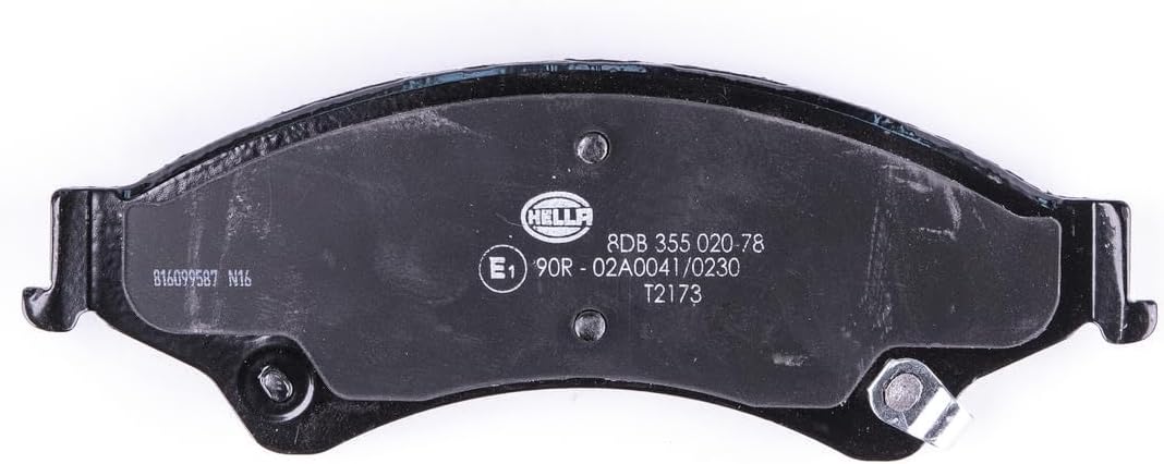 HELLA PAGID 8DB 355 020-781 Bremsbelagsatz - T2173 - Dicke/Stärke: 16.4mm - mit akustischer Verschle
