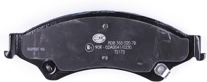 HELLA PAGID 8DB 355 020-781 Bremsbelagsatz - T2173 - Dicke/Stärke: 16.4mm - mit akustischer Verschle