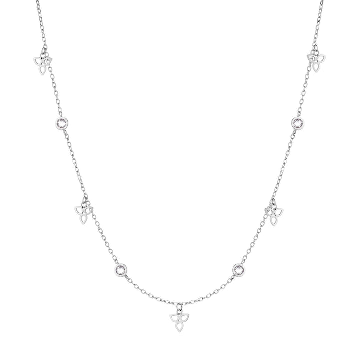 Tamaris Damen Halskette in Silber aus Edelstahl TJ-0001-N-45
