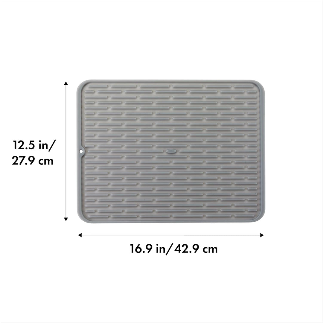 OXO Good Grips Groߟe Trockenmatte aus Silikon, 40 cm, 40 cm