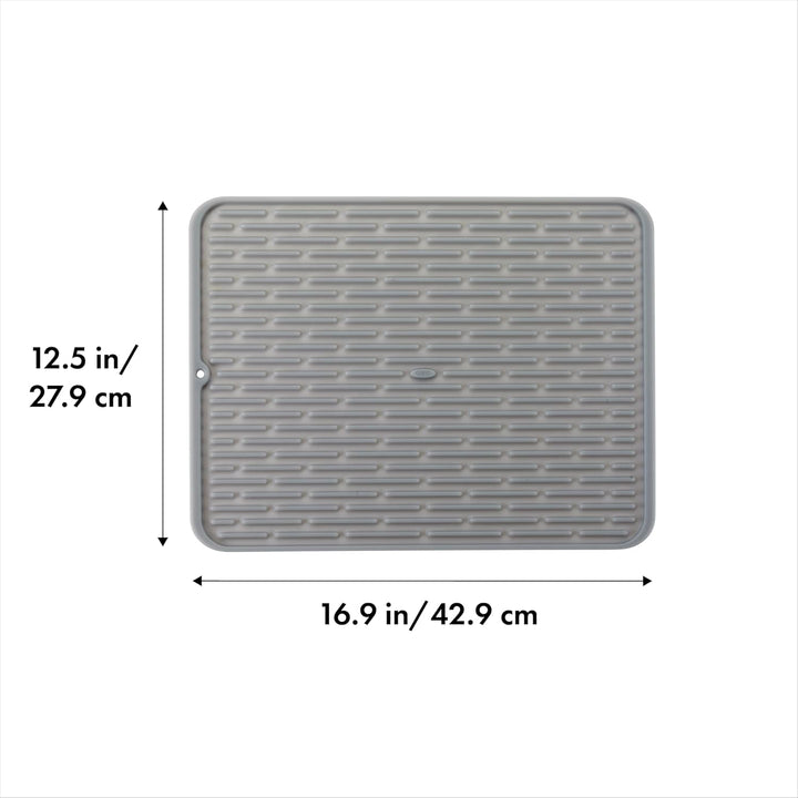 OXO Good Grips Groߟe Trockenmatte aus Silikon, 40 cm, 40 cm