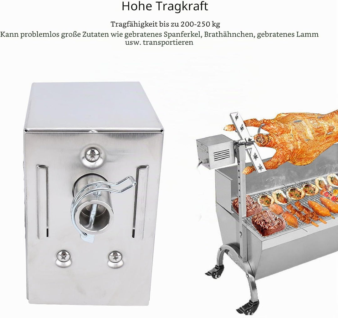 Fabater Rotisserie-Motor, 45 W Universal-Ersatz-Rotisserie-Spiessmotor, Elektrischer Bräter-Grillmot