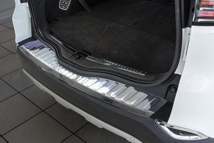 Edelstahl Heckstossstangenschutz kompatibel mit Renault Espace 2015- exkl. Initiale Paris 2020- 'Rib