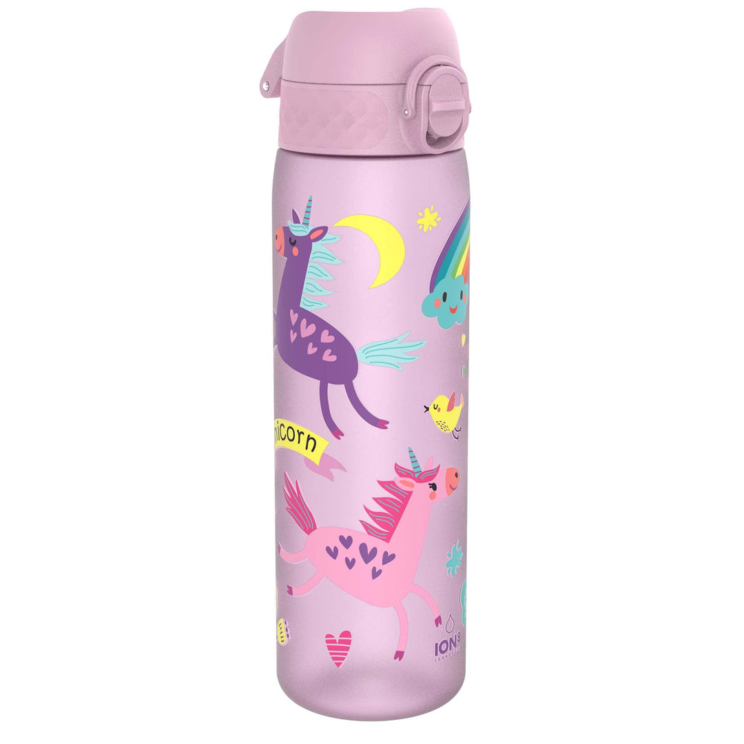 Ion8 Trinkflasche, 500 ml, Auslaufsicher, Einhandöffnung, Sichere Verriegelung, Spülmaschinenfest, B