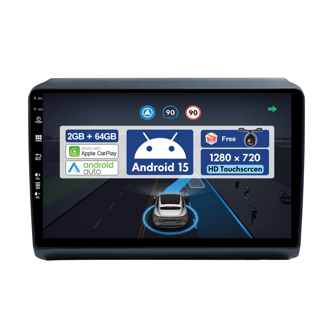 [2G+64G] 9 Zoll Autoradio für FIAT Ducato/Peugeot Boxer/Citroen Jumper (2006-2015) GPS Navigation -