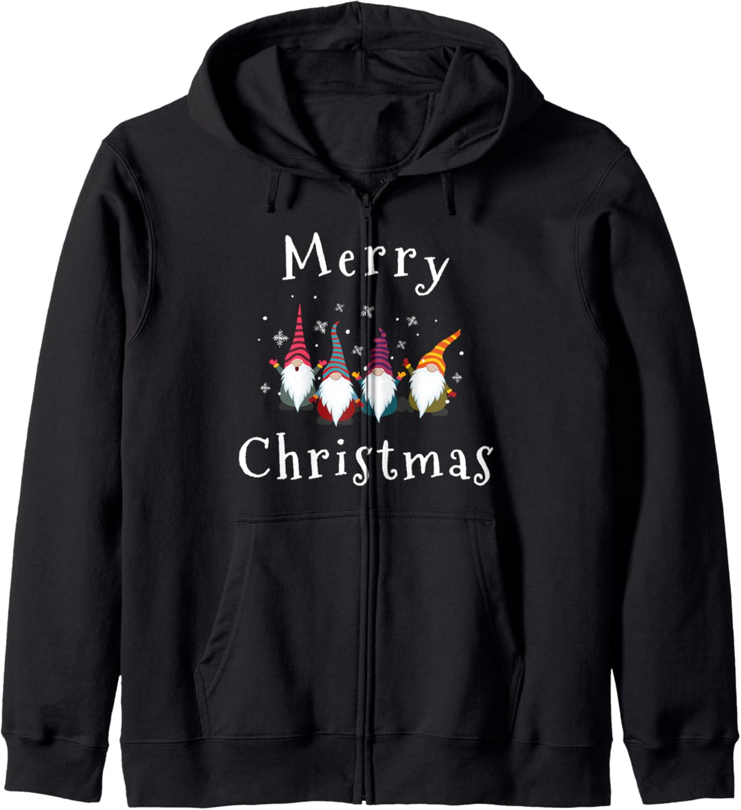 Frohe Weihnachten mit süssen Weihnachtszwergen Kapuzenjacke