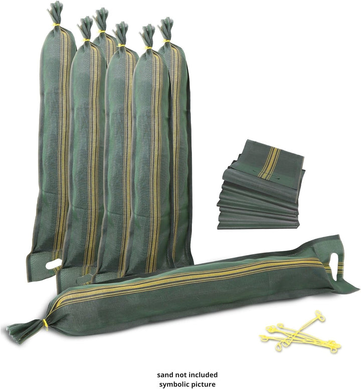 20x Sandsäcke - Sandsack Hochwasserschutz – Silosandsäcke ungefüllt – Silosäcke Wassersperre Hochwas