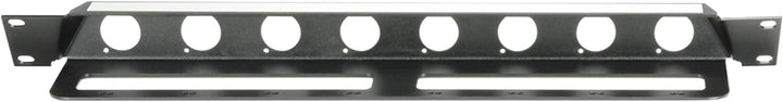 Adam Hall 19'' Parts Parts 872230 - gewinkelte Rackblende für 8x D-TYPE Buchsen 48.26 cm(19 Zoll)