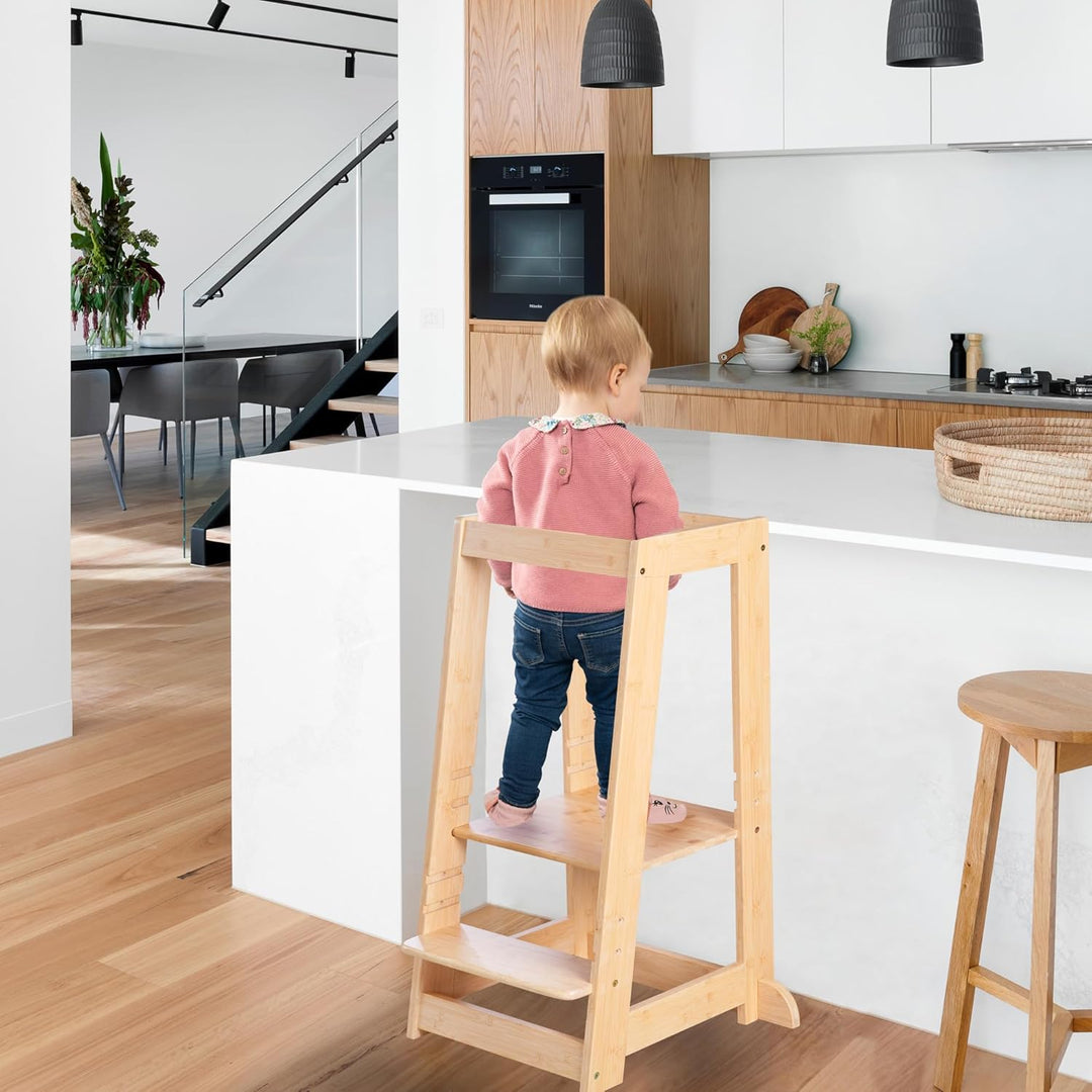 roba Lernturm nach Montessori - Sicherer Tritthocker für Kinder - Ideal als Küchenhelfer - Bis 80 kg