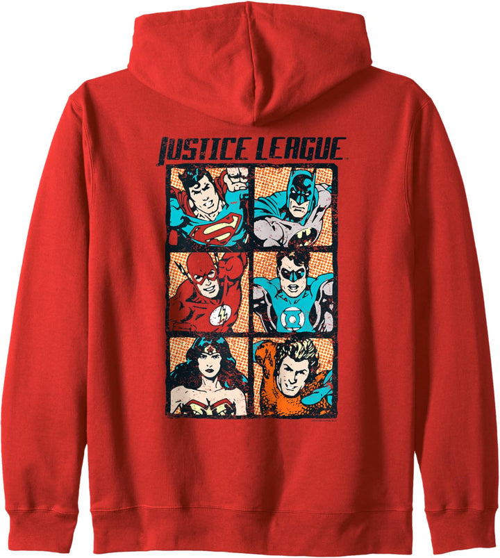 Justice League Rough Panels Kapuzenjacke