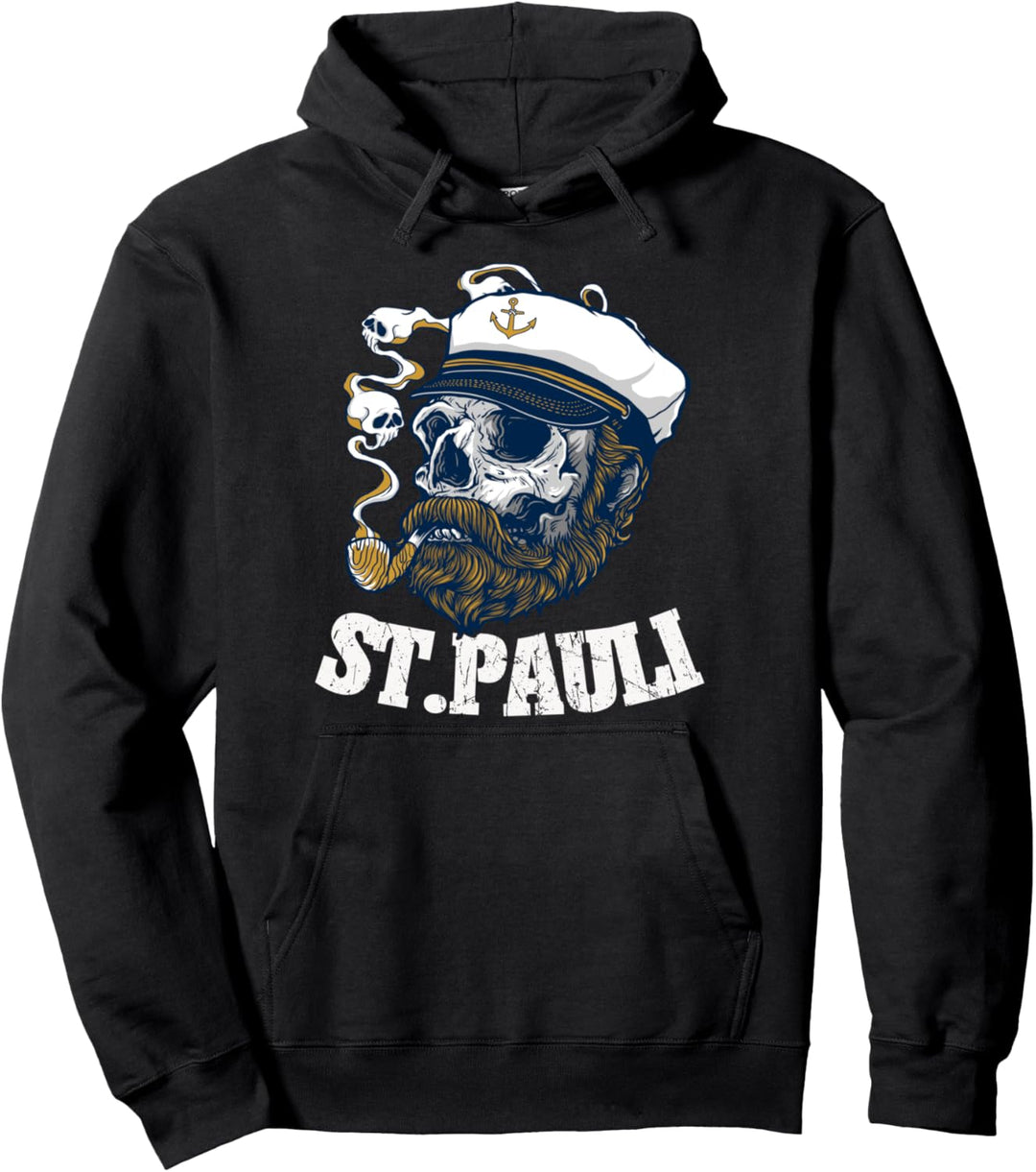 Hamburg St. Pauli Totenkopf Paulianer Sankt Pauli Pullover Hoodie