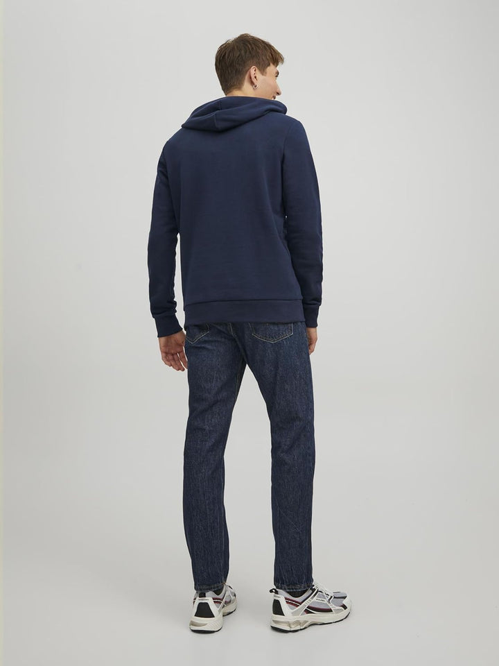 JACK & JONES Herren Jjecorp Logo Sweat Hood Noos Kapuzenpullover XS Navy Blazer, XS Navy Blazer