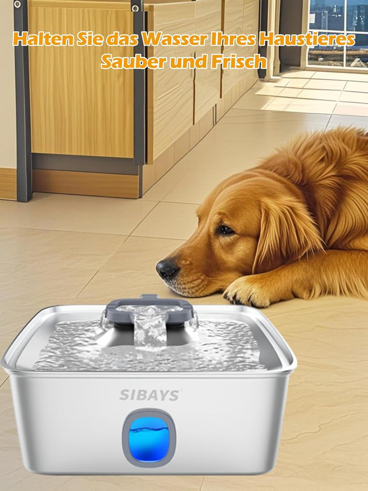 SIBAYS 15L Katzenbrunnen Filter, Ersatzfilter für Filter Hunde-Wasserbrunnen, hergestellt aus Aktivk