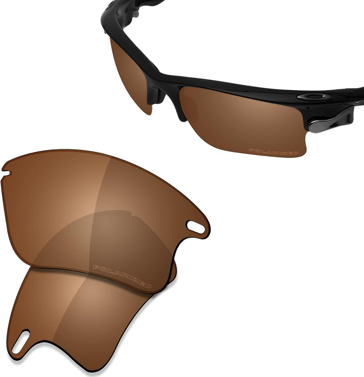 Saucer Premium-Ersatzgläser und Gummi-Kits für Oakley Fast Jacket XL OO9156 Sonnenbrillen High Defen
