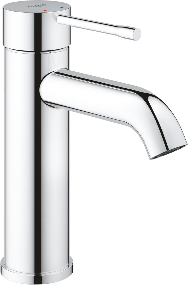 GROHE Essence - Einhand-Waschtischarmatur (wassersparend, langlebige Oberfläche, S-Size), chrom, 235