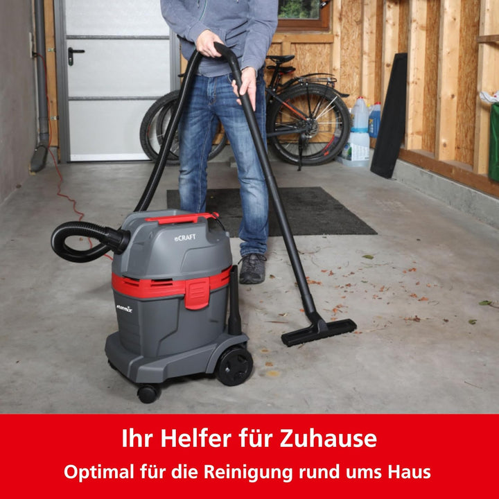 Starmix eCraft L-1422 HKR - Nass-/Trockensauger Staubklasse L, 1400 W, 22 L - Allessauger mit hoher