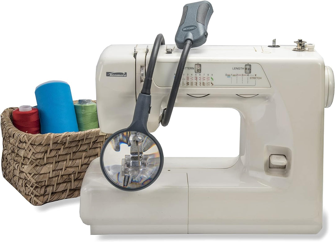 Carson BoaMag 2X Lupe mit Flexhals und integrierter 5X Spotlinse (SM-22)