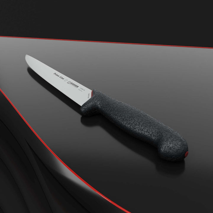 Giesser seit 1776 - Made in Germany - Stechmesser rutschfest PrimeLine, spitze Klinge 18 cm, schwarz