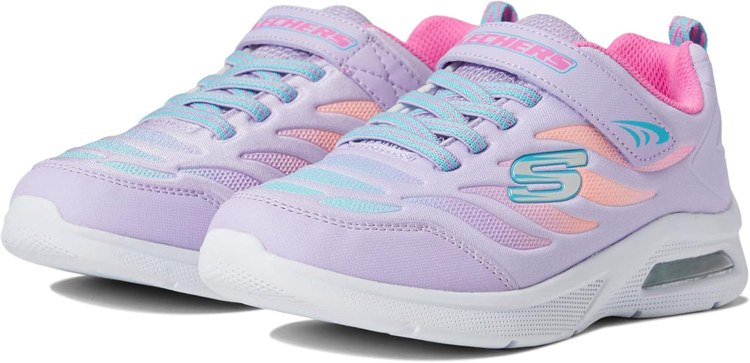 Skechers Mädchen Microspec Max Airy Color Sneaker, Lavender