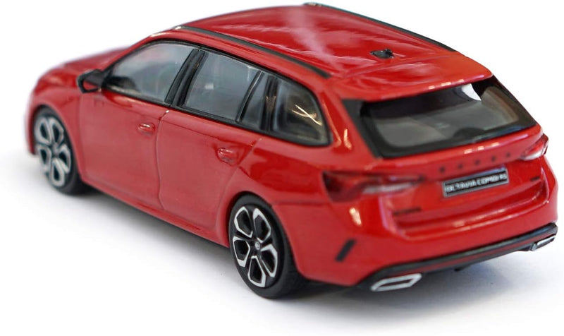 Skoda 5E7099300AF3P Modellauto Octavia 4 Combi RS 1:43 Miniatur, rot