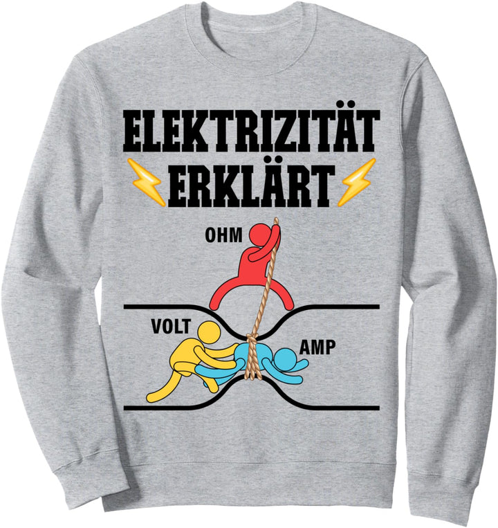 Elektriker Grafik Geschenk Grafik Gadget Lustig Geschenkidee Sweatshirt