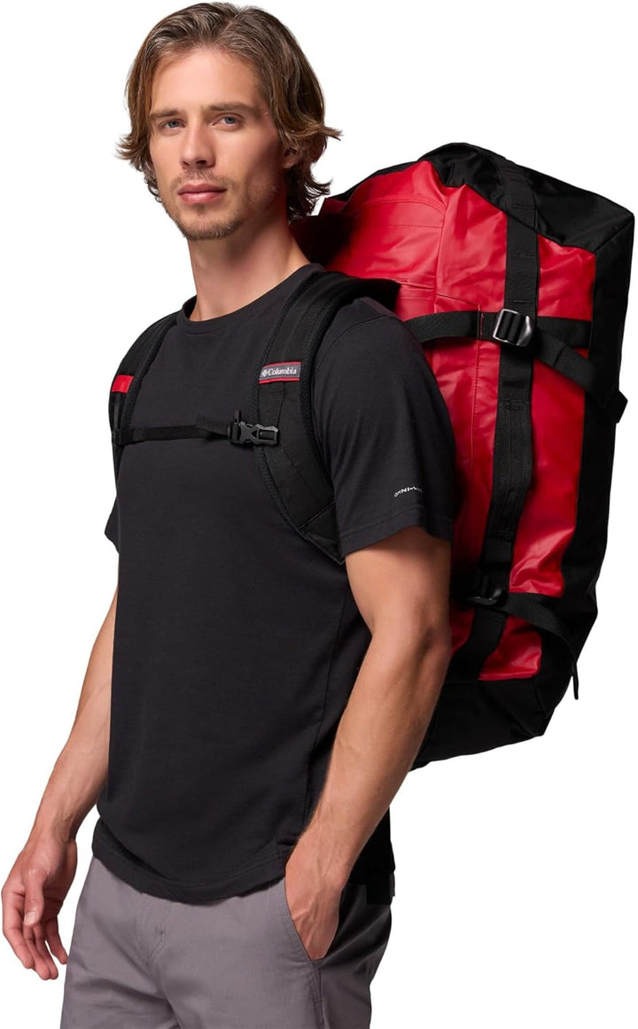 Columbia Unisex Landroamer 60L Duffel, Duffle, Mountain Red/Black, One Size Einheitsgrösse Mountain