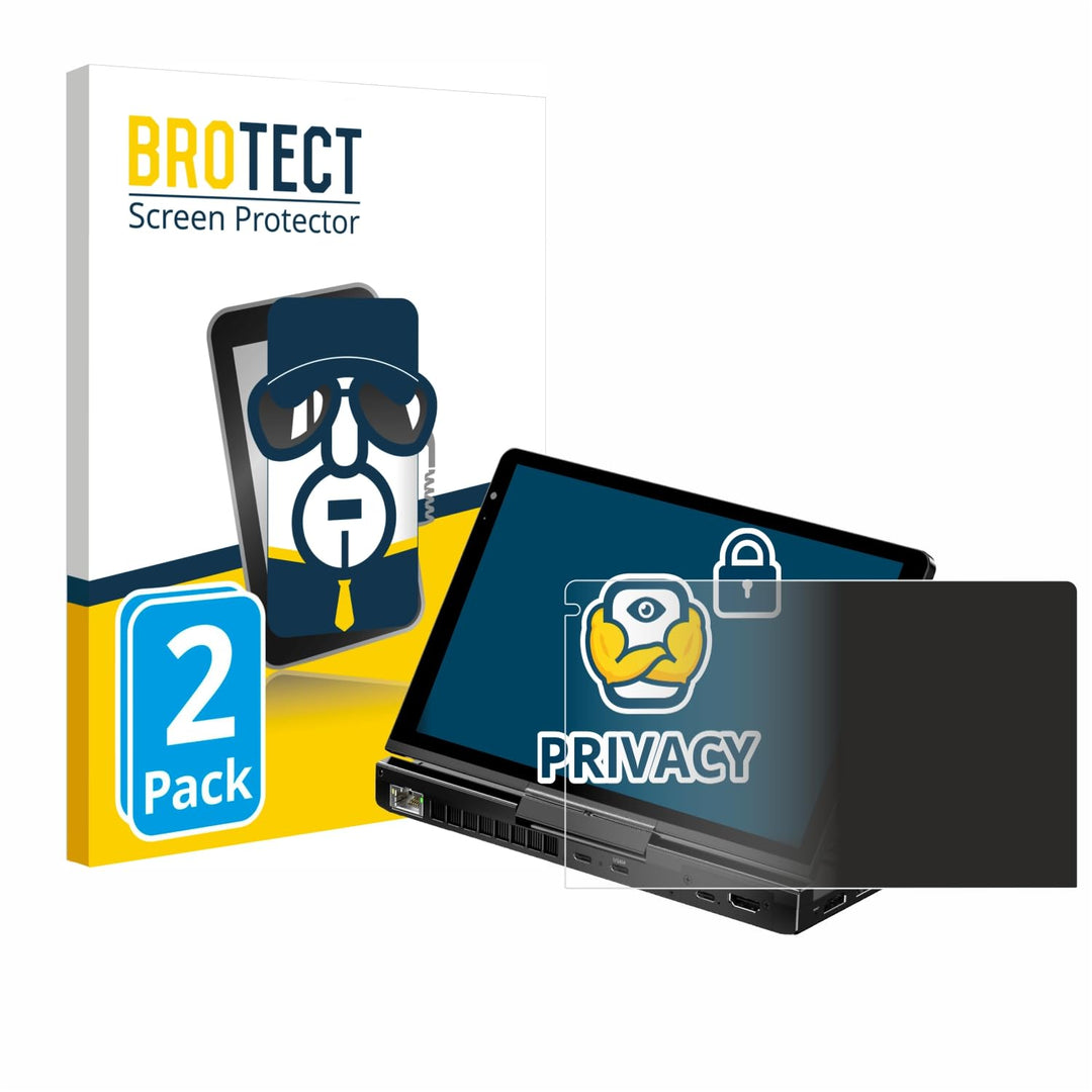BROTECT 2 Stück Anti-Spy Blickschutzfolie für GPD Pocket 4 Privacy Screen Protector [Displayschutz-F
