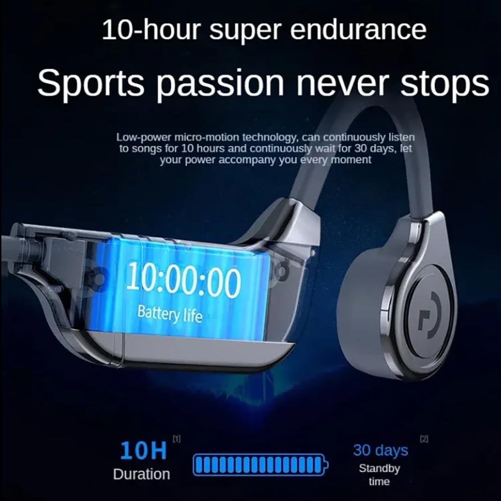 Open Ear wasserdichte Kopfhörer Schwimmen 32G Speicher 10 Stunden Musikgenuss Surround-Sound ACA-Res