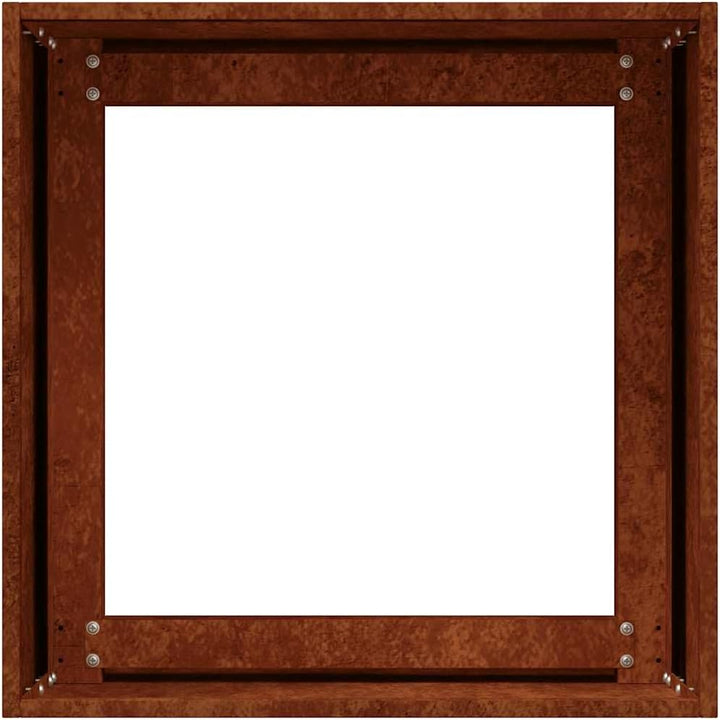 ACAGALA Pflanzkübel Metall 40x40x40 cm, Quadrat Garten Hochbeet in Offenes Bodendesign, Blumentopf a