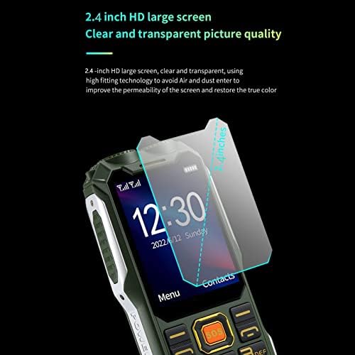 Fockety Entsperrtes Handy für Senioren, 2G Dual SIM Big Button Senior Handy, einfaches Handy mit 2,4