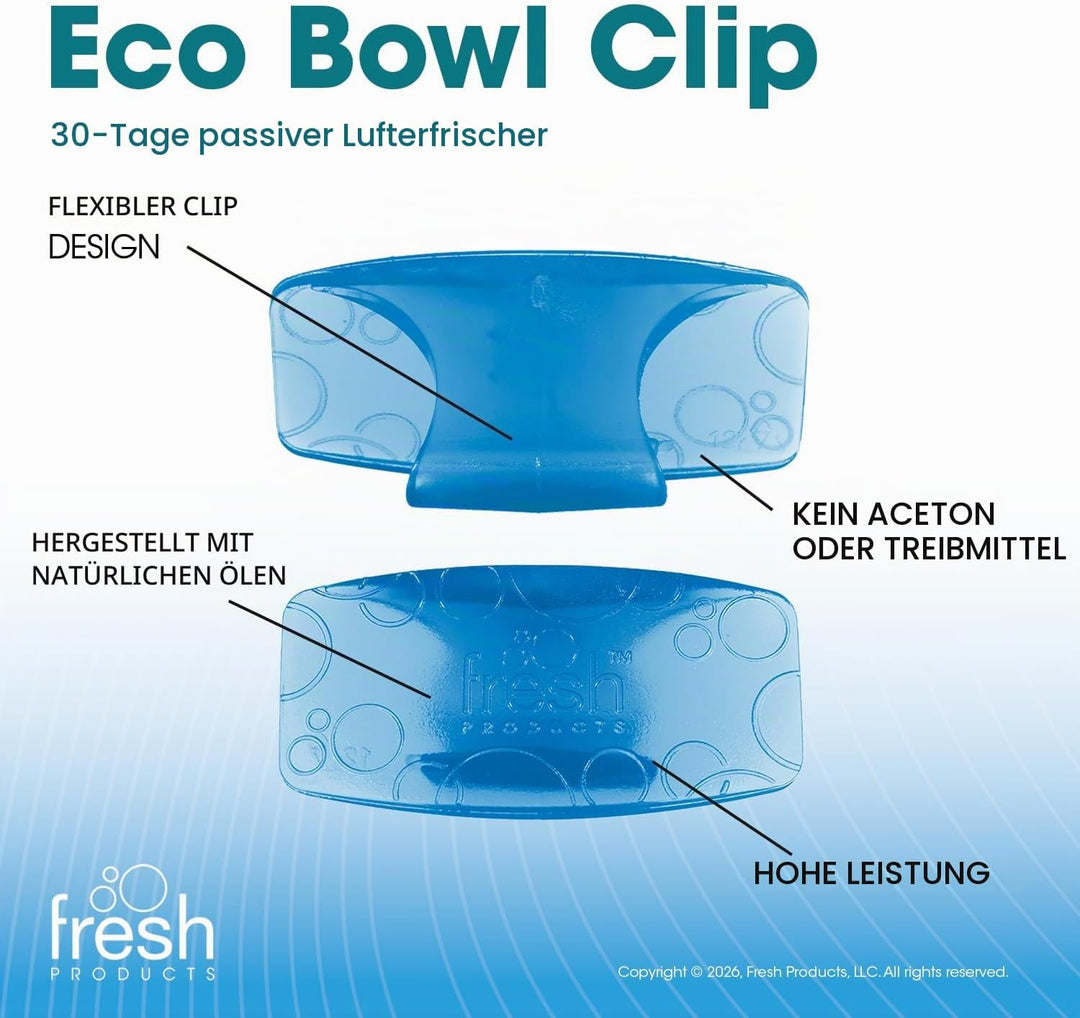 Fre-Pro by Fresh - Bowl Clip Lufterfrischer für Toiletten, Cotton Blossom, Box mit 12 Stück, Cotton