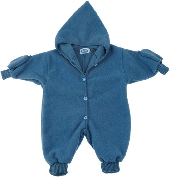 Reiff Strick Fleeceoverall Wagenanzug Schurwolle Bio Öko kbT NEU 74-80 Pazifik, 74-80 Pazifik