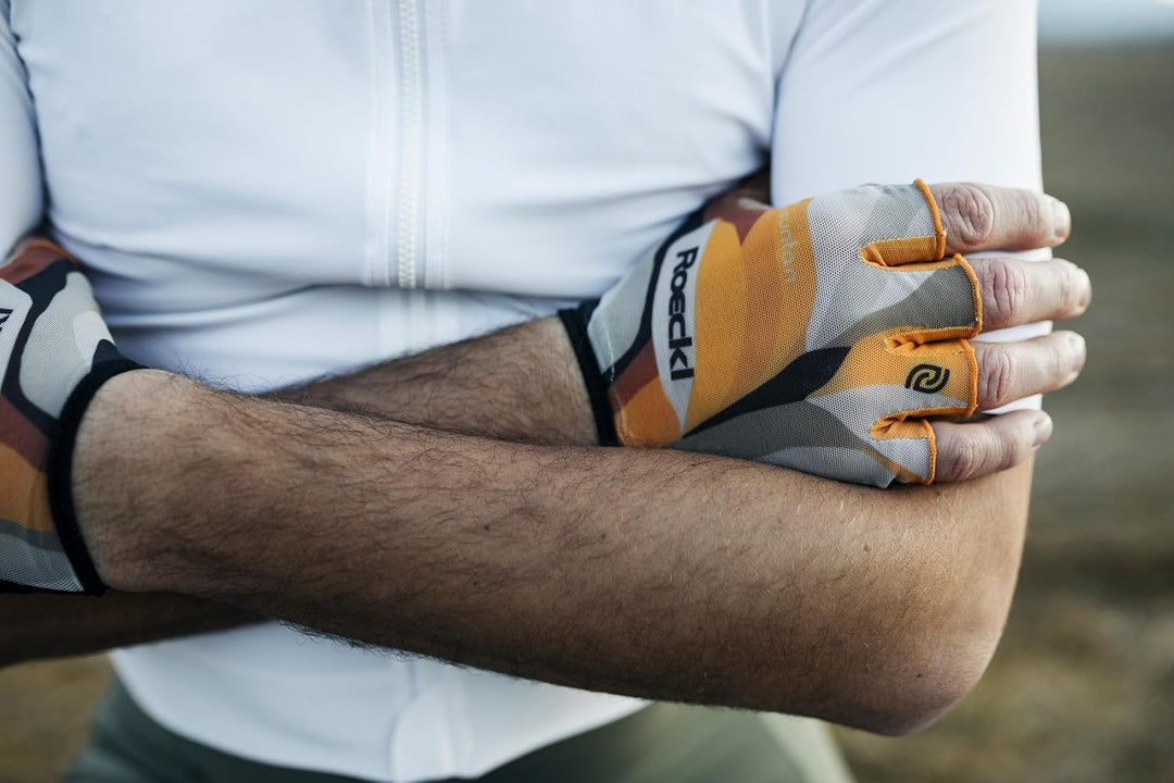 Roeckl Sports Fahrradhandschuh IBIO, Unisex High Performance Handschuh, Grau 9 9 Grau, 9 Grau