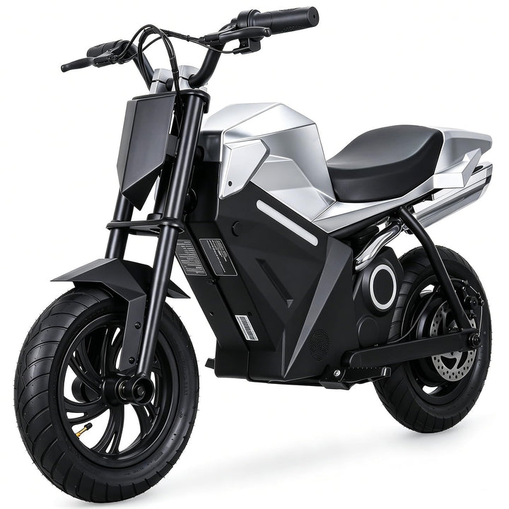 Elektro Motorrad Kinder, 16 km Reichweite, 350W Motor, E Bike Kinder | 12.5 Zoll Geländereifen, 65 k