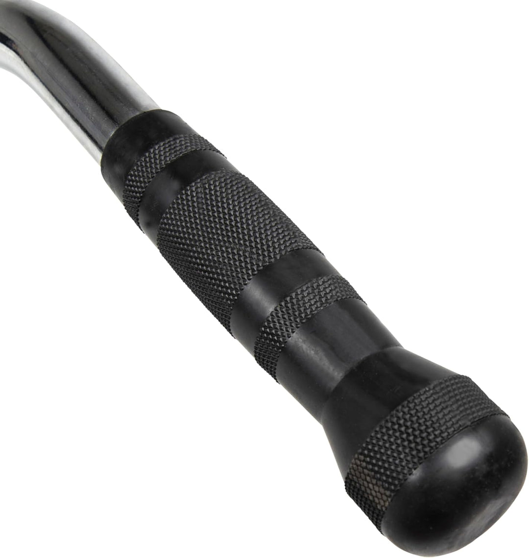 VirtuFit LAT Pulldown Bar - Latzugstange - aus Chrom - Kabelzuggriff, Gerade Stange, Bizeps Stange,