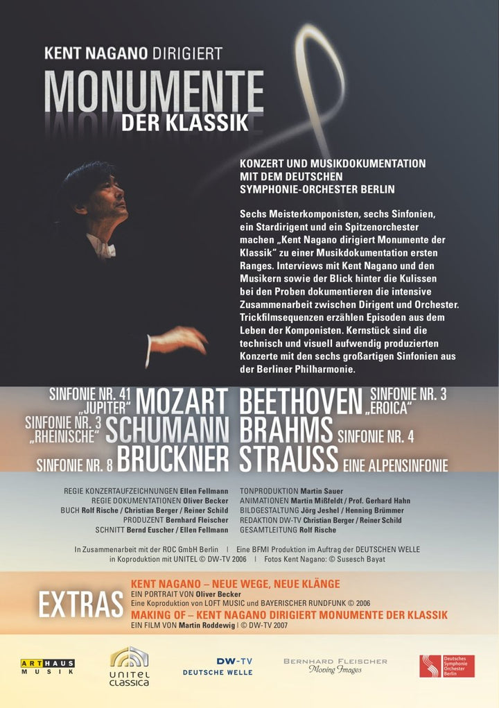 Monumente der Klassik - Box - Kent Nagano dirigiert [7 DVDs], DVD