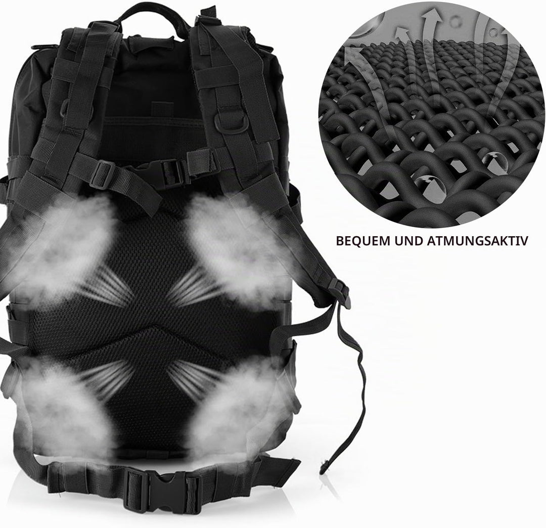 aiGear 45L Taktischer Rucksack/Militär Rucksack | Wasserdichter Grosse Kapazität | für Männer Frauen