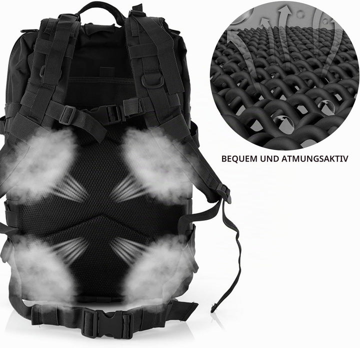 aiGear 45L Taktischer Rucksack/Militär Rucksack | Wasserdichter Grosse Kapazität | für Männer Frauen