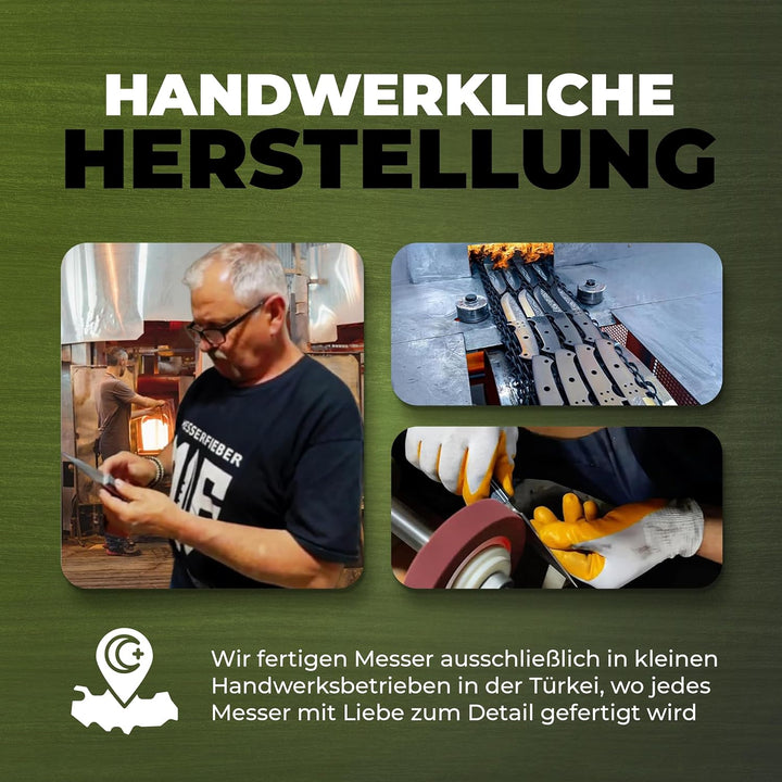Messerfieber® Filetiermesser 16 cm [Mit Edelstahlklinge & T10-Griff] – inkl. Kydex-Scheide – Filetie