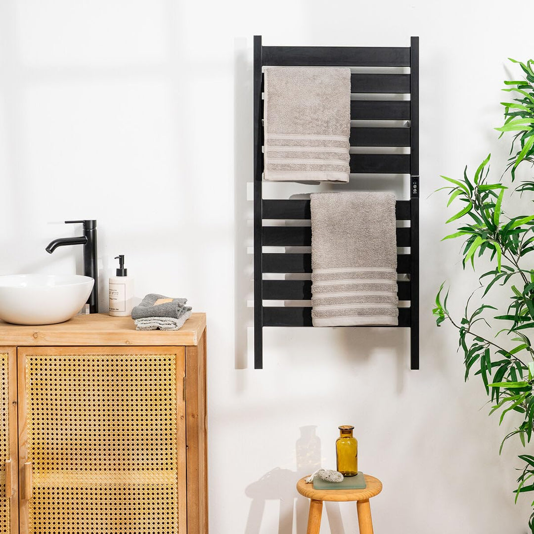 Elektrischer Handtuchwärmer als Standgerät oder zur Wandmontage Towarall InnovaGoods 10 Stangen, Sch