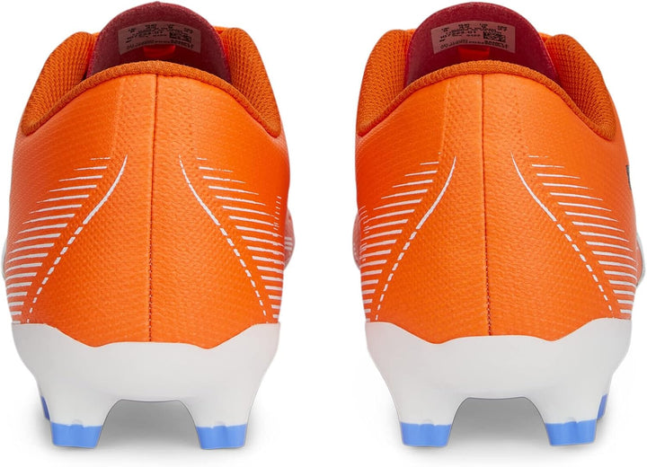 PUMA Herren Ultra Play Fg/AgFussballschuh 39 EU Ultra Orange Puma White Blue Glimmer, 39 EU Ultra Or