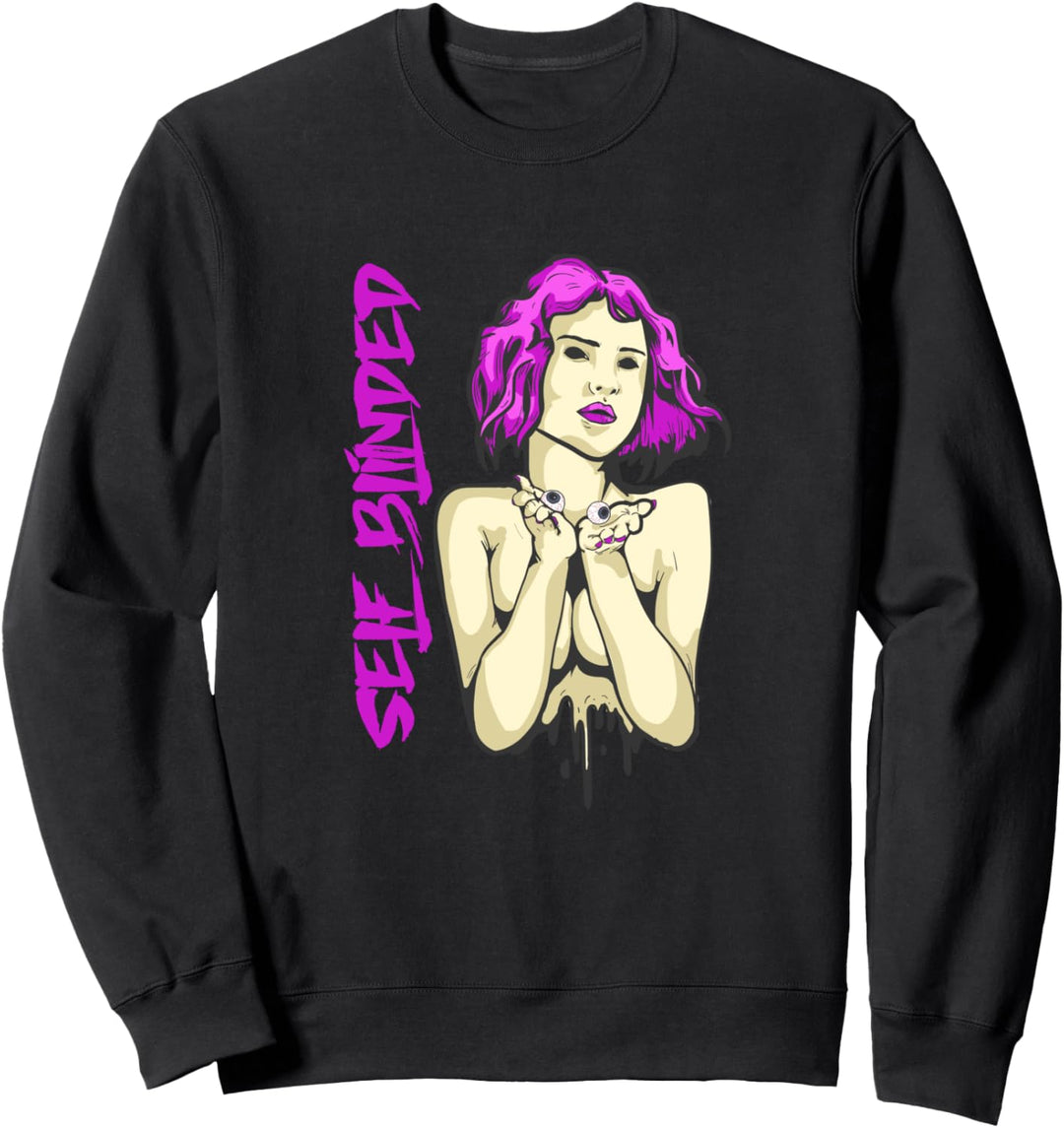 Pastell Goth Creepy Blind Sweatshirt