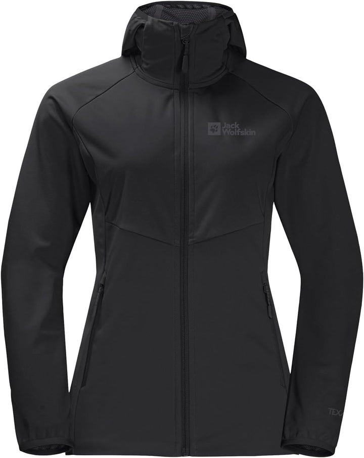 Jack Wolfskin Damen Go Hike Softshell W Softshelljacke XS Schwarz, XS Schwarz