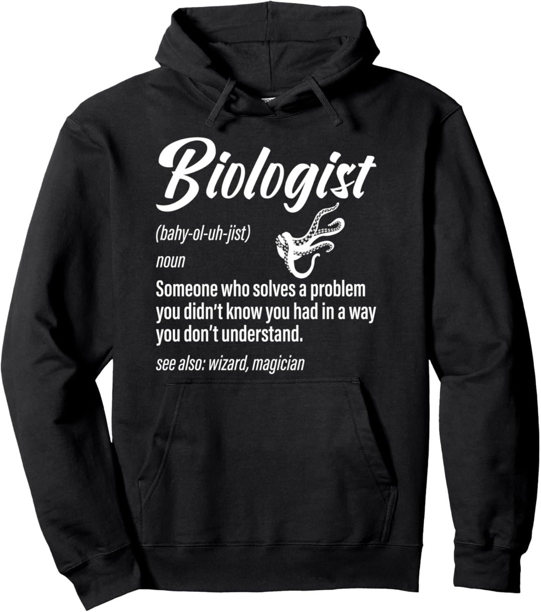 Biologe Definition lustige Wissenschaft Pullover Hoodie