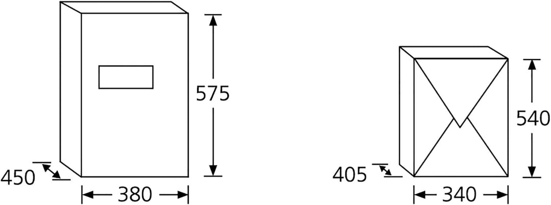 Burg Wächter Paketbox eBoxx für draussen, für alle gängigen Paketdienste, Witterungsbeständig, verzi