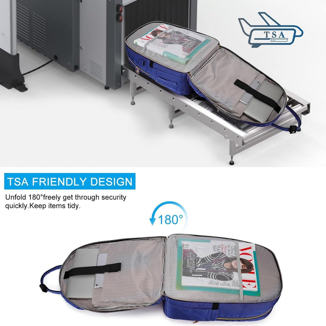 YAMTION Laptop Rucksack Damen,17.3 Zoll Schulrucksack Frauen Schultasche Mädchen Teenager Tagesrucks