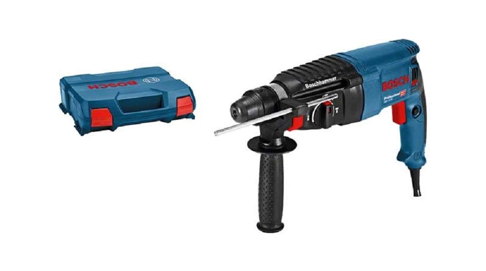 Bosch Professional Bohrhammer GBH 2-26 DRE (830 Watt , 2.7Joule, SDS-plus, Tiefenanschlag 210 mm, Al