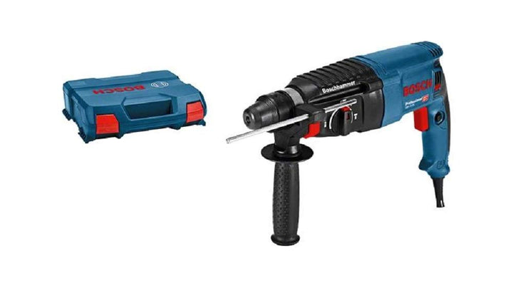 Bosch Professional Bohrhammer GBH 2-26 DRE (830 Watt , 2.7Joule, SDS-plus, Tiefenanschlag 210 mm, Al