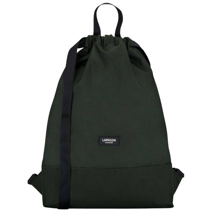 LARKSON Turnbeutel Damen &amp; Herren Dunkelgrün - No 7 - Rucksack Damen für Sport und Festival - Beutel