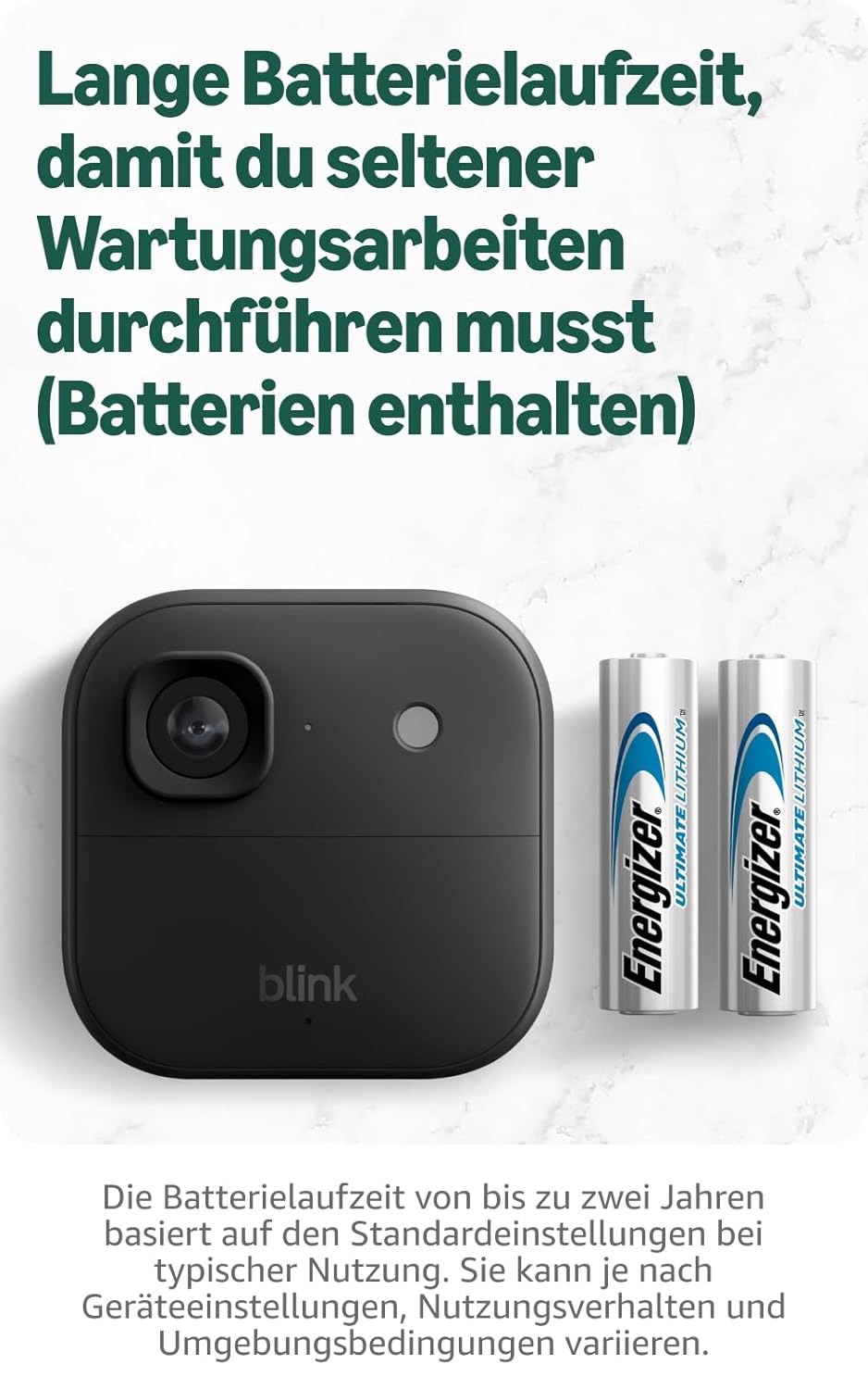 Blink Outdoor 2K+ Kameras mit Blink Videotürklingel 2K+ (neueste Generation), Schwarz, inkl. Sync Mo